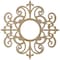 Ekena Millwork Dijon Wood Fretwork Pierced Ceiling Medallion, Hickory, 24"OD x 7 3/4"ID x 3/8"T CMWP24X24X0375DIHI - alternate 5
